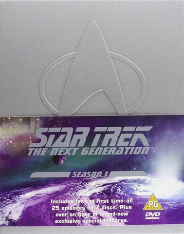 Star Trek - Next Generation Season 1 (PG) Clamshell 7 Disc - CeX